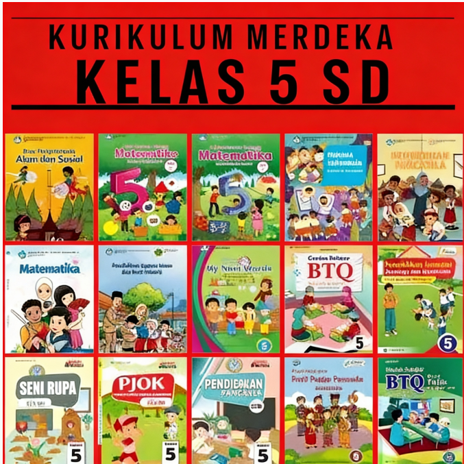 buku paket lengkap Kelas 5 SD Kurikulum Merdeka